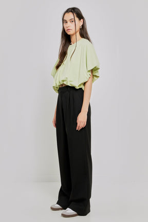 High-Low Cropped T-Shirt