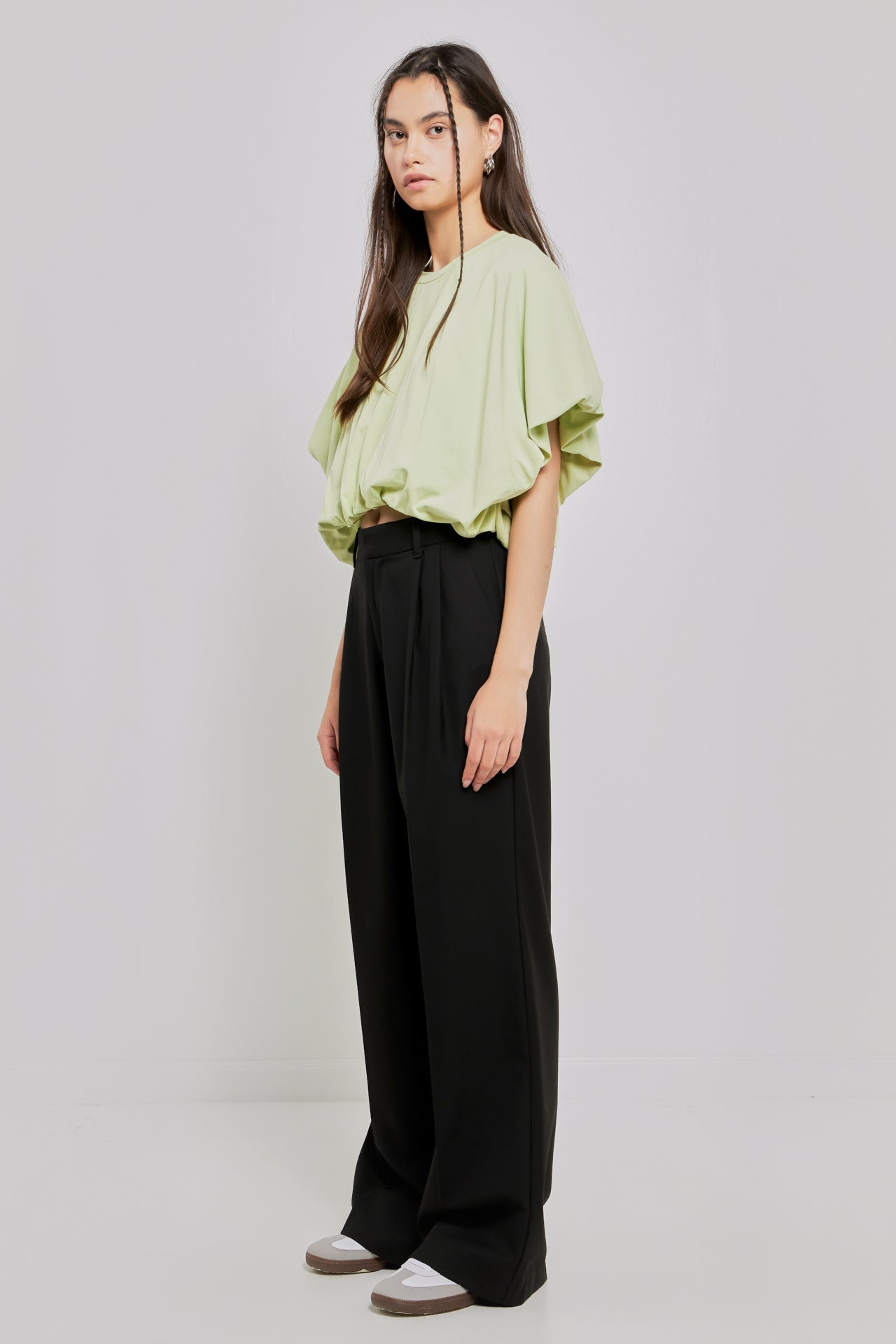 High-Low Cropped T-Shirt