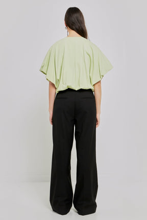 High-Low Cropped T-Shirt