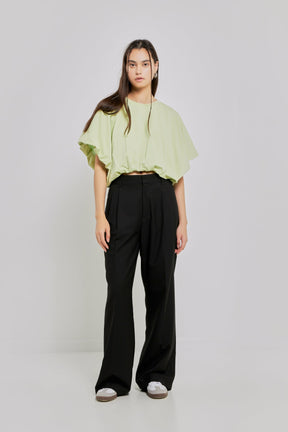 High-Low Cropped T-Shirt