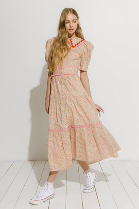 ENGLISH FACTORY - English Factory - Floral Print Maxi Dress - DRESSES available at Objectrare