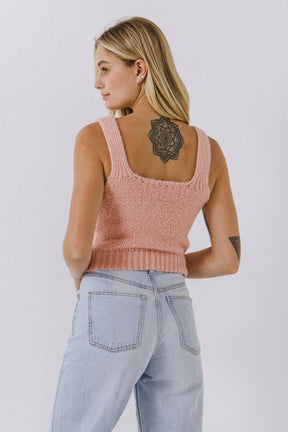 ENGLISH FACTORY - Floral Embroidered Knit Top - SWEATERS & KNITS available at Objectrare