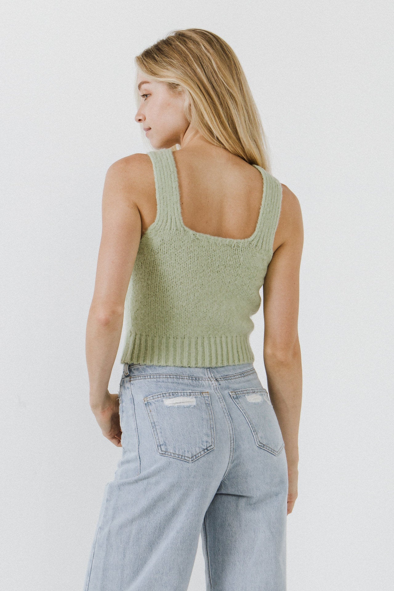 ENGLISH FACTORY - Floral Embroidered Knit Top - SWEATERS & KNITS available at Objectrare