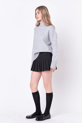 ENGLISH FACTORY - English Factory - Turtleneck Long Sleeve Sweater - SWEATERS & KNITS available at Objectrare