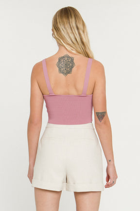 ENDLESS ROSE - Cropped Knit Top - SWEATERS & KNITS available at Objectrare