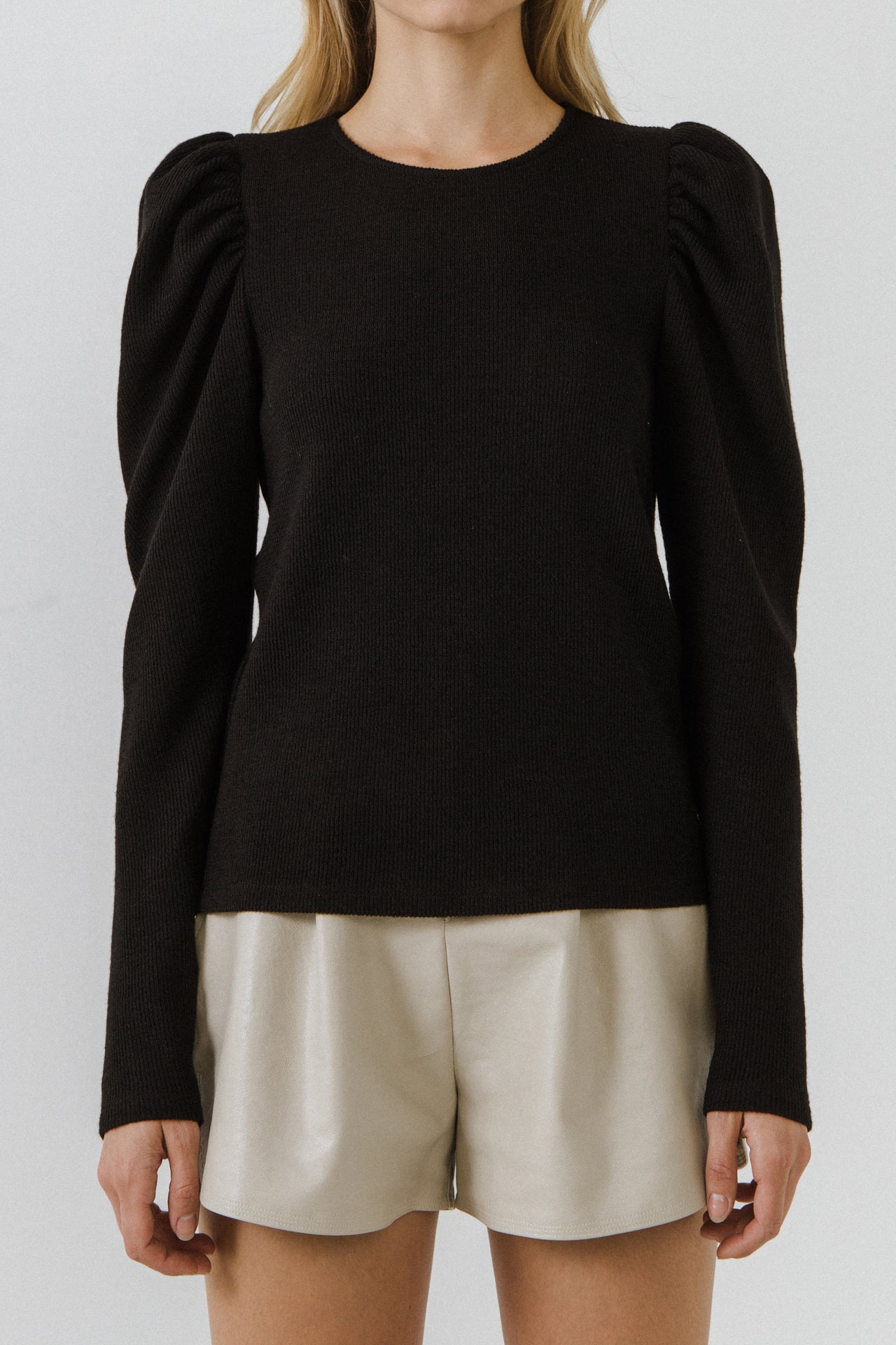 ENDLESS ROSE - Puff Sleeve Top - TOPS available at Objectrare