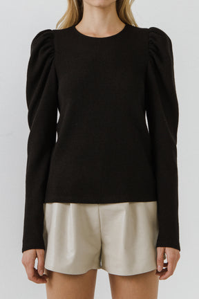 ENDLESS ROSE - Puff Sleeve Top - TOPS available at Objectrare