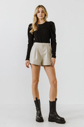 ENDLESS ROSE - Puff Sleeve Top - TOPS available at Objectrare