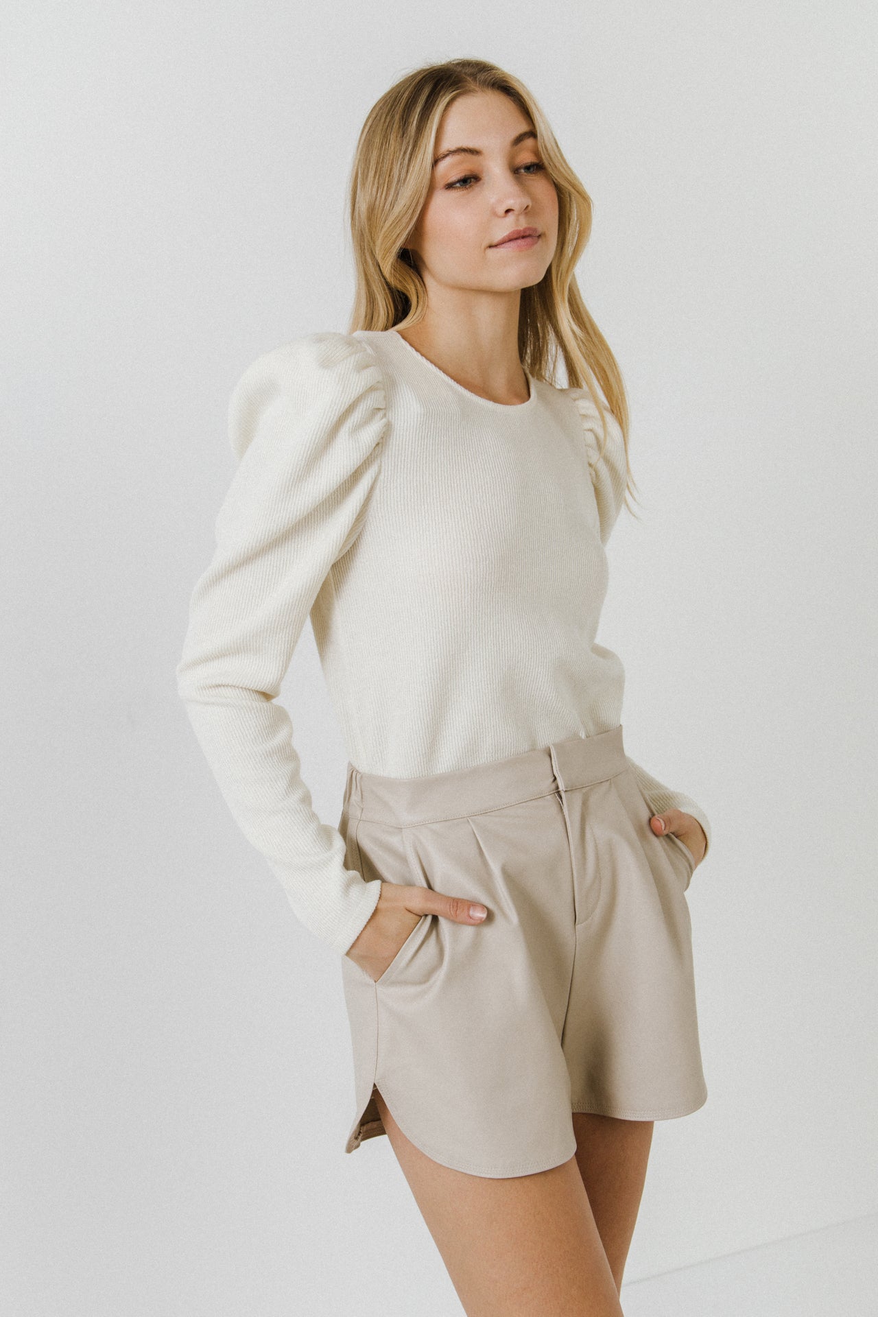 ENDLESS ROSE - Puff Sleeve Top - TOPS available at Objectrare