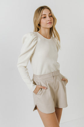 ENDLESS ROSE - Puff Sleeve Top - TOPS available at Objectrare