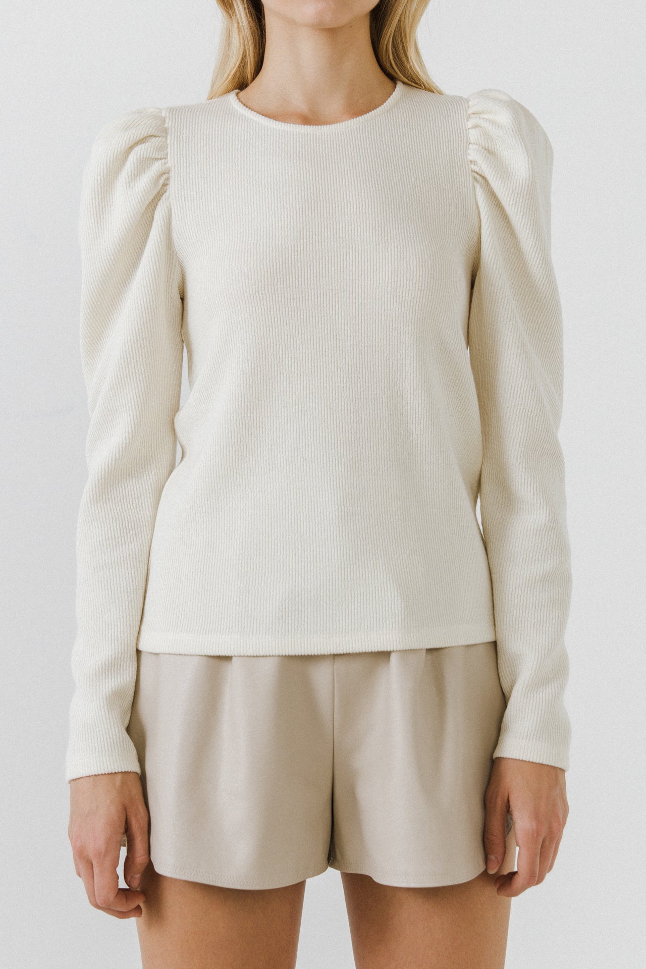 ENDLESS ROSE - Puff Sleeve Top - TOPS available at Objectrare