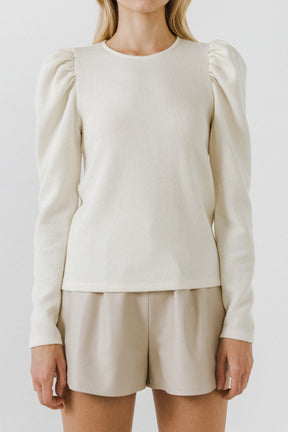 ENDLESS ROSE - Puff Sleeve Top - TOPS available at Objectrare