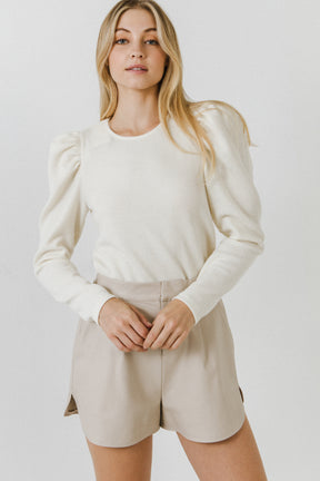 ENDLESS ROSE - Puff Sleeve Top - TOPS available at Objectrare