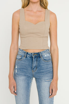 Ribbed 2 Pieces Set Top