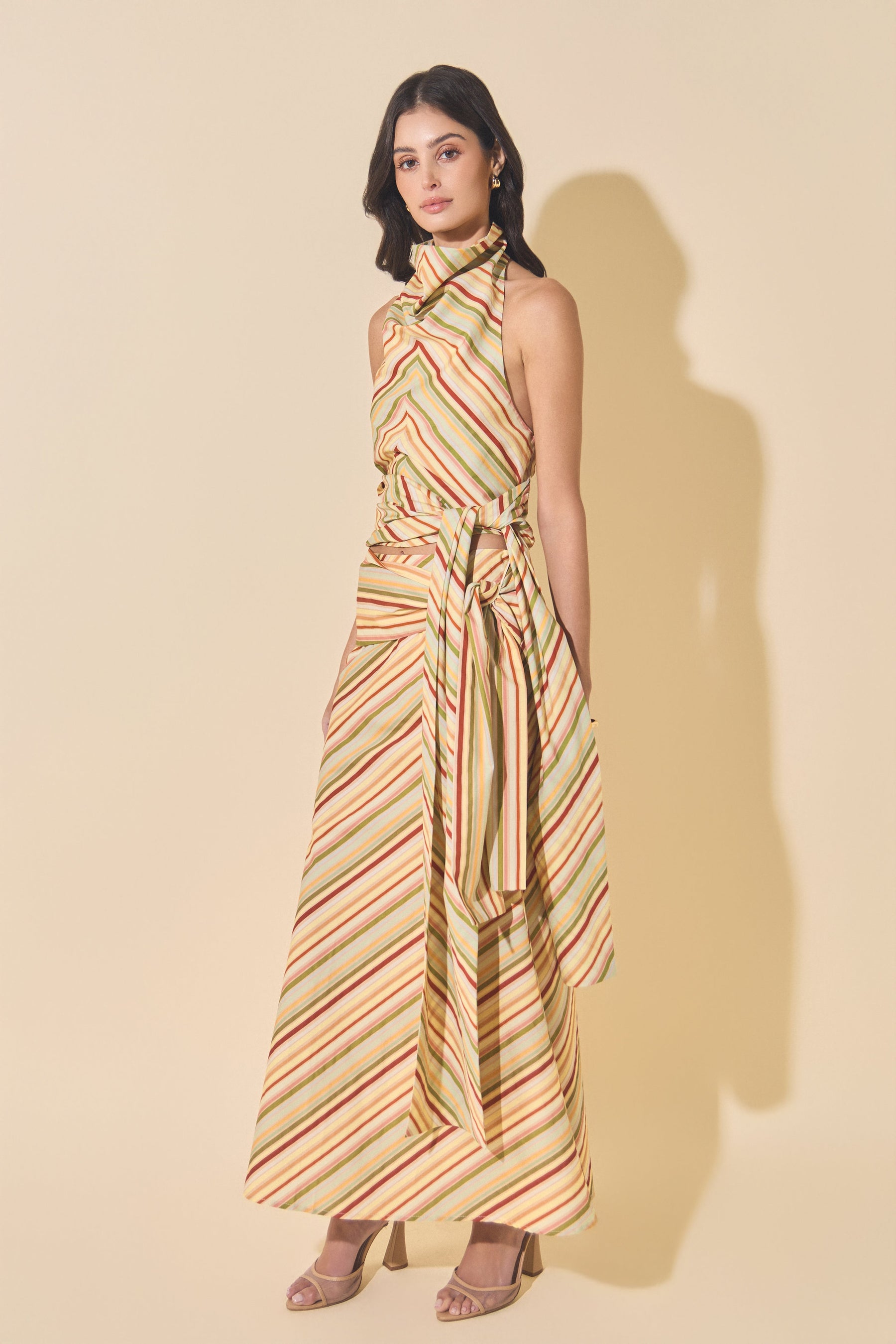 Draped Halter Top