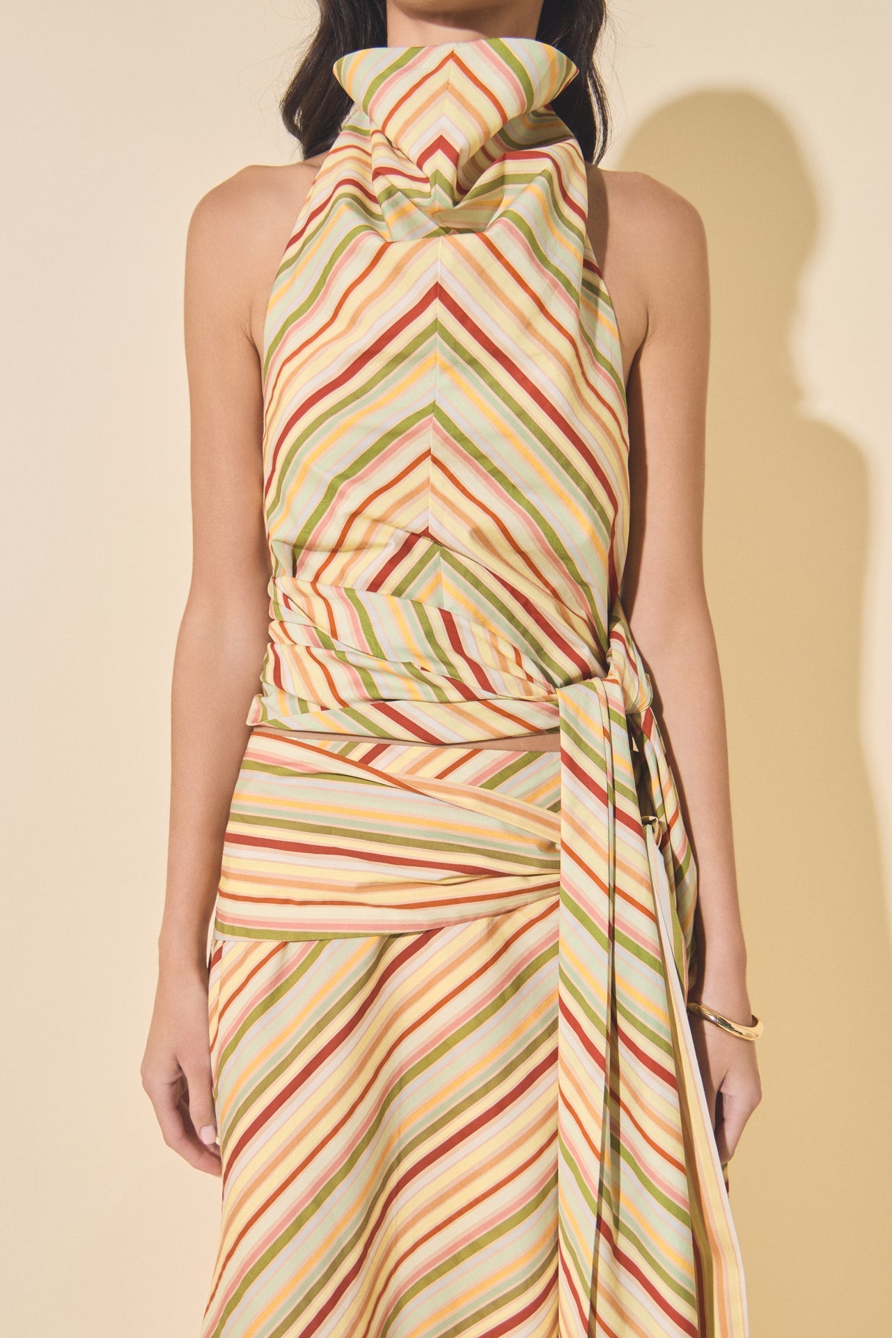Draped Halter Top