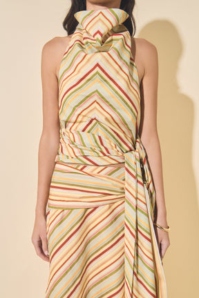 Draped Halter Top