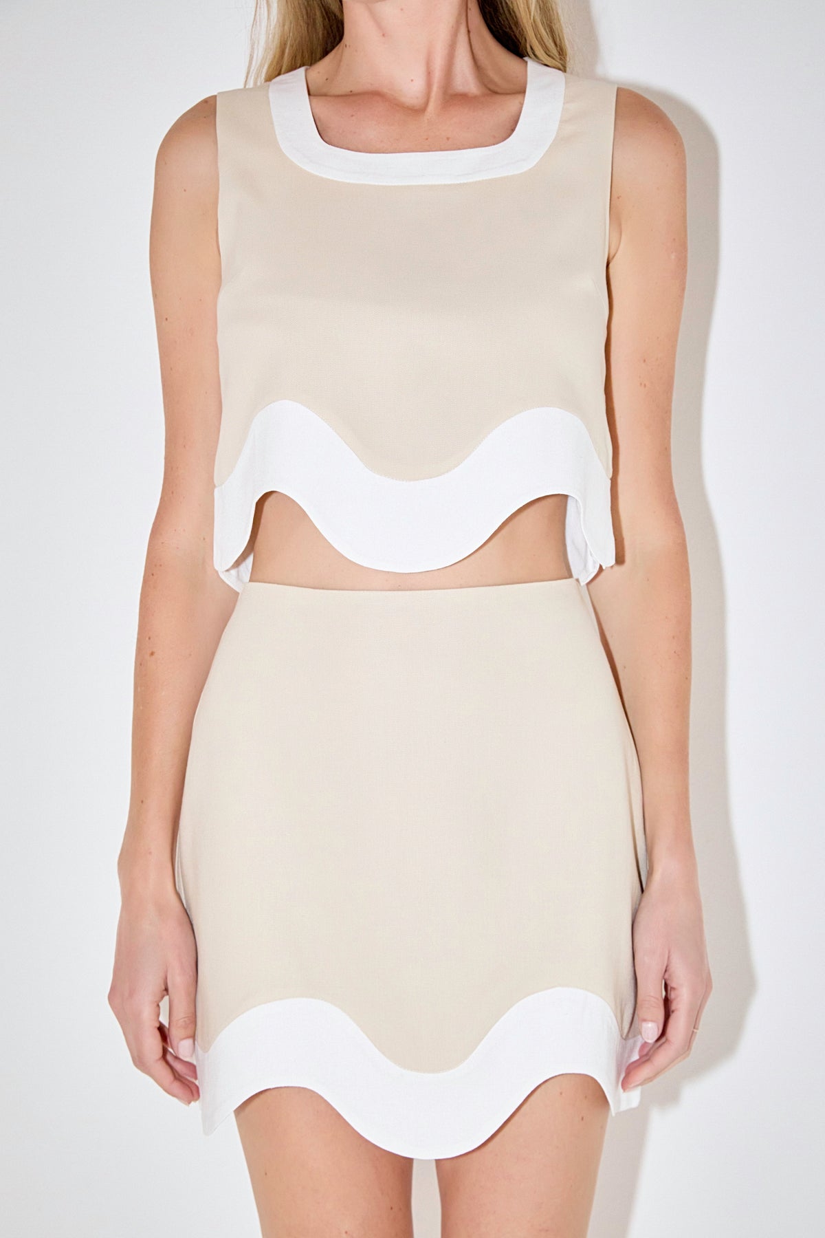 MARSY - Color Block Vest - TOPS available at Objectrare