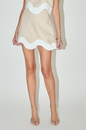 Color Block Skirt