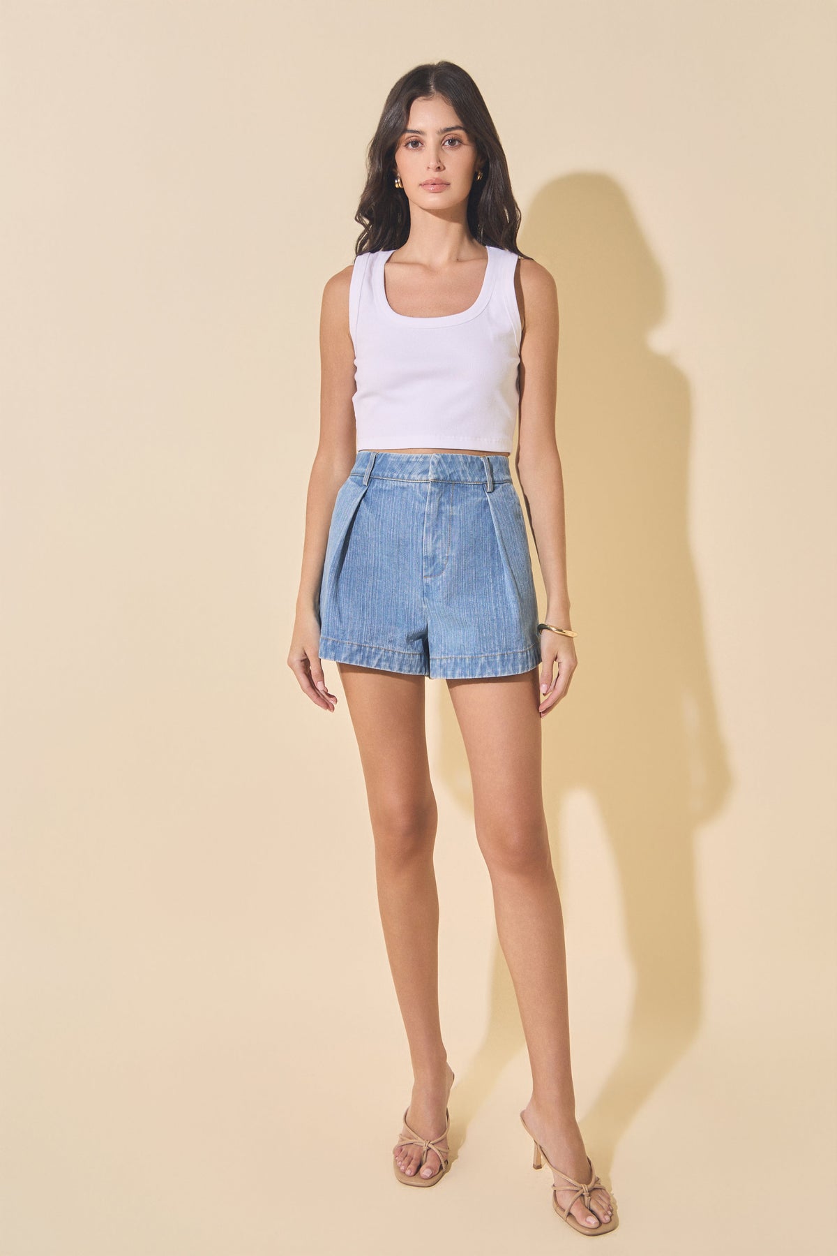 MARSY - Ribbed Crop Top - TOPS available at Objectrare