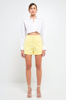 ENDLESS ROSE - Tailored Basic Shorts - SHORTS available at Objectrare