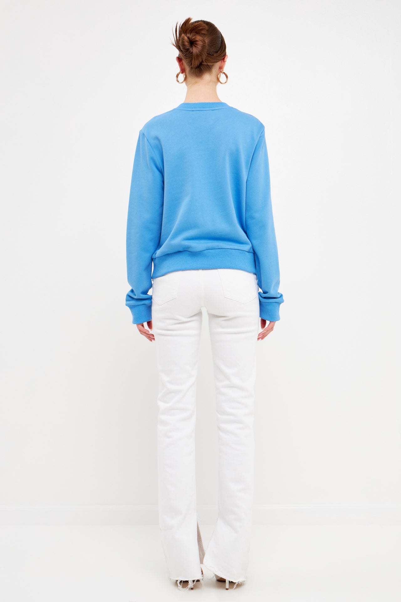 ENDLESS ROSE - Beaded Amore Sweatshirt - SWEATERS & KNITS available at Objectrare