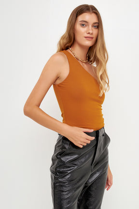 GREY LAB - Basic One Shoulder Top - TOPS available at Objectrare