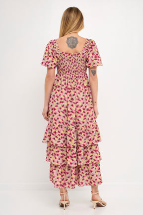 ENGLISH FACTORY - English Factory - Floral Print Maxi Dress - DRESSES available at Objectrare