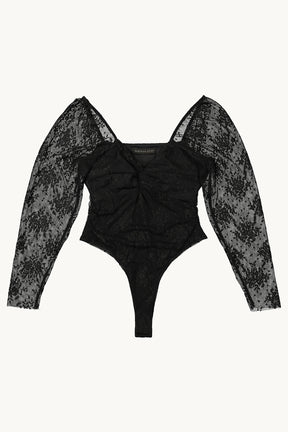 ENDLESS ROSE - Super Cheeky Floral Lace Bodysuit - TOPS available at Objectrare