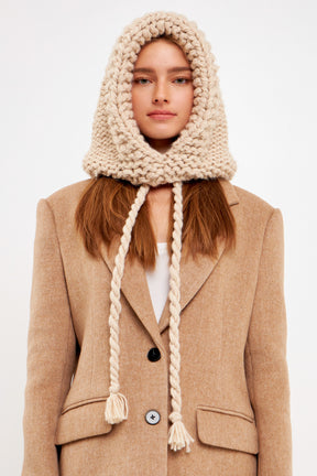 ENGLISH FACTORY - Knit Balaclava - ACCESSORIES available at Objectrare