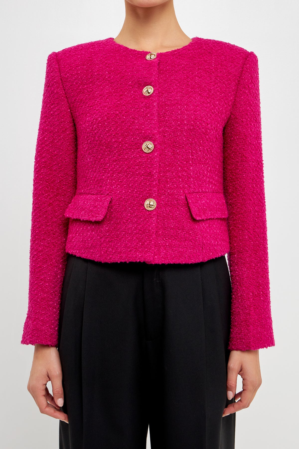 ENDLESS ROSE - ENDLESS ROSE - Boucle Jacket - JACKETS available at Objectrare