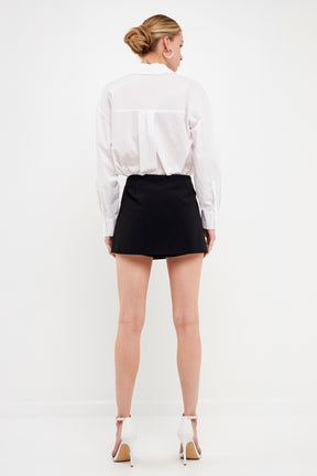 ENDLESS ROSE - Single Wrap Skort - SKORTS available at Objectrare