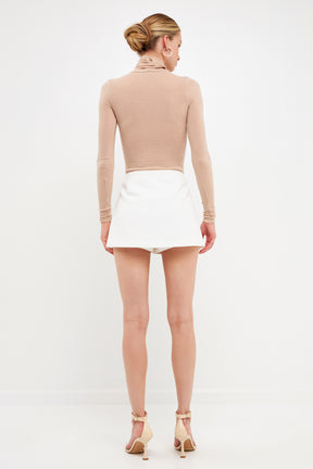 ENDLESS ROSE - Single Wrap Skort - SKORTS available at Objectrare