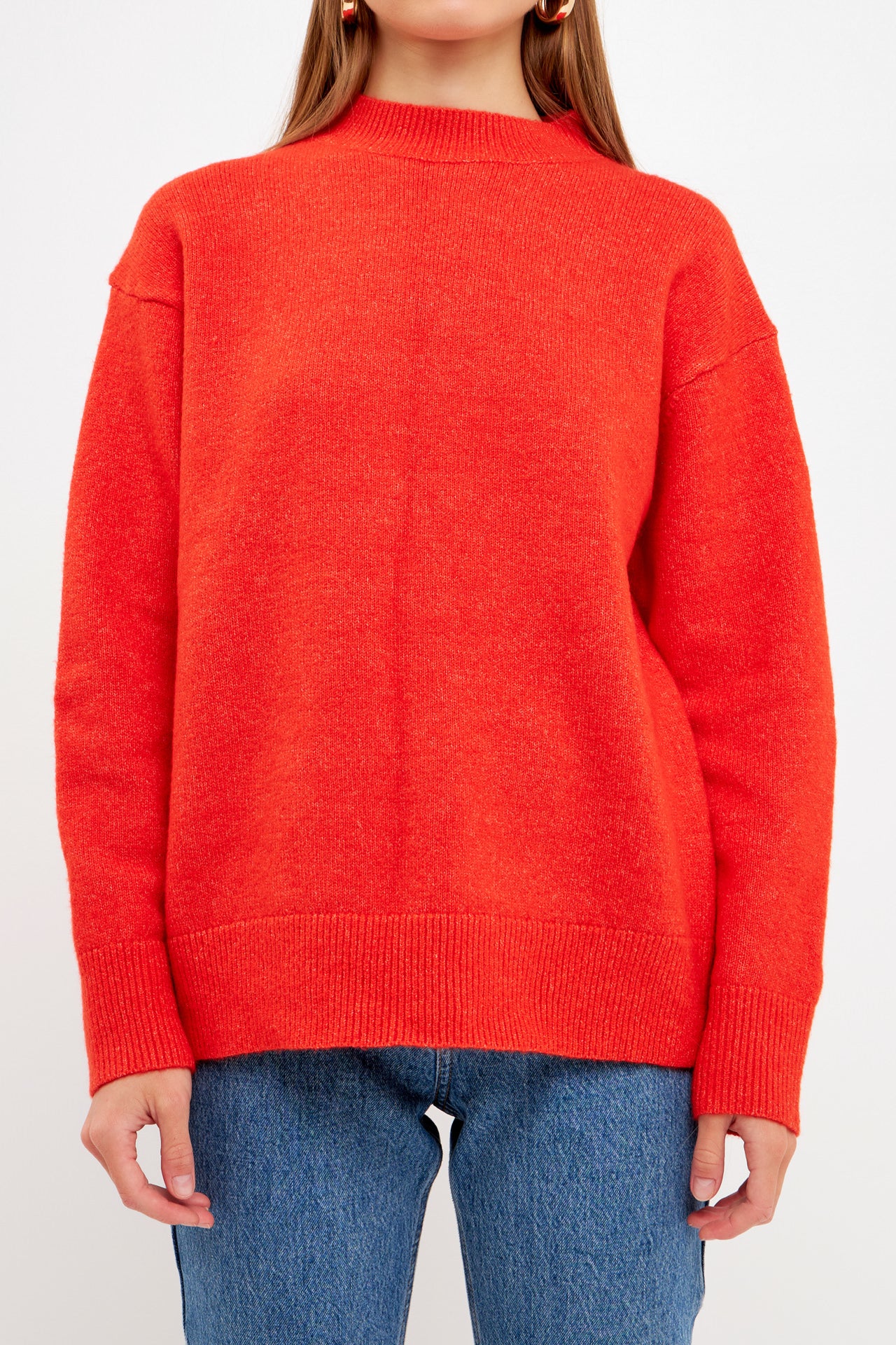 ENDLESS ROSE - Oversized Crewneck Sweater - SWEATERS & KNITS available at Objectrare