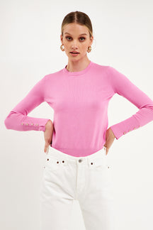 ENDLESS ROSE - Long Sleeve Sweater - SWEATERS & KNITS available at Objectrare