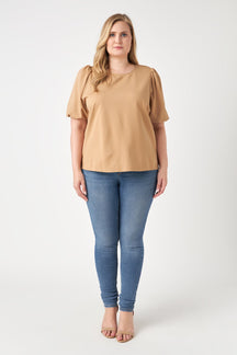 ENGLISH FACTORY - Puff Sleeve Top - TOPS available at Objectrare