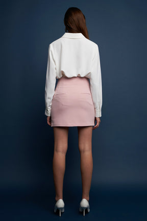 ENDLESS ROSE - High Waist Mini Skirt - SKIRTS available at Objectrare