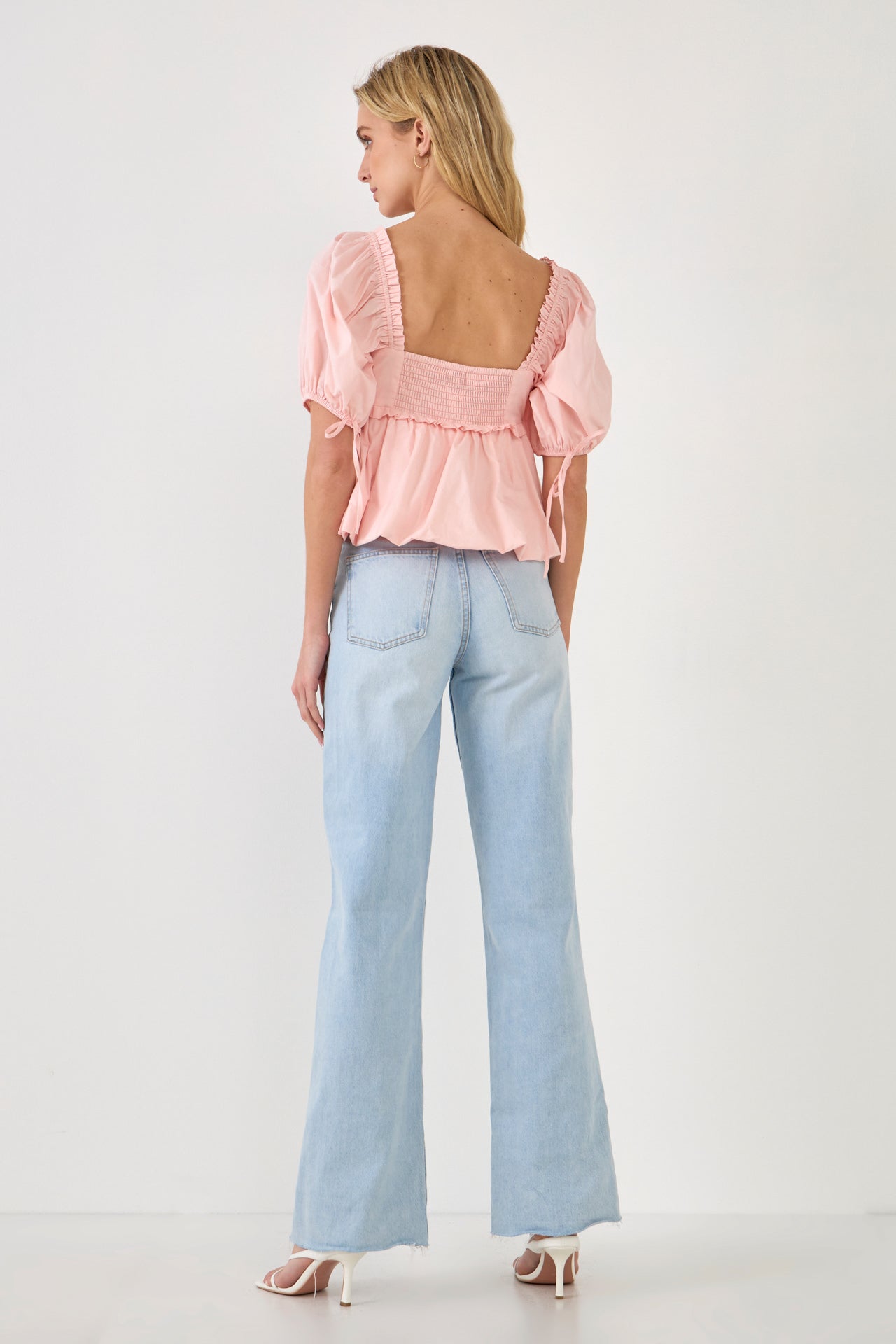 ENDLESS ROSE - Blouson Baby Doll Top - TOPS available at Objectrare