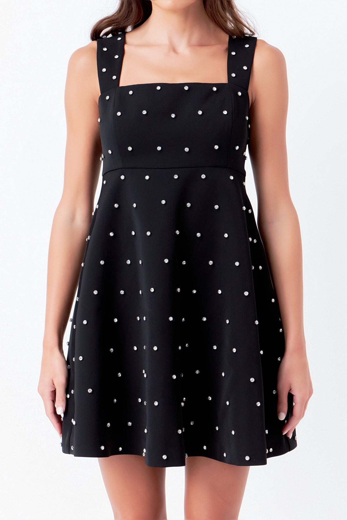 ENDLESS ROSE - Premium Embellished Mini Dress - DRESSES available at Objectrare