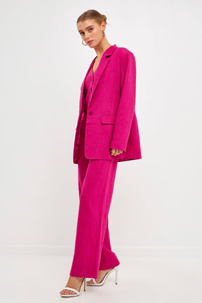 ENDLESS ROSE - Linen Blazer - BLAZERS available at Objectrare