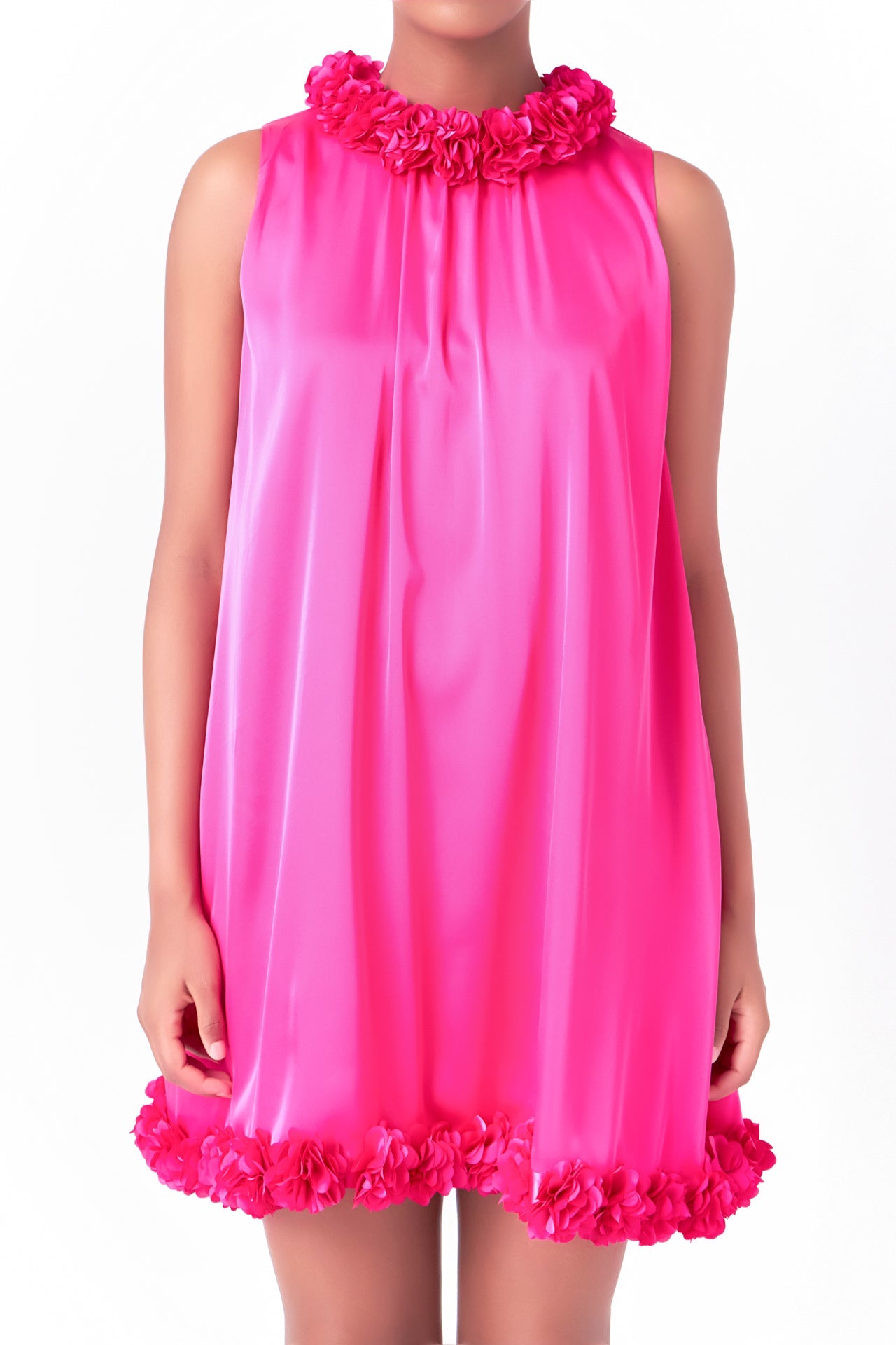 ENDLESS ROSE - Rosette Mini Dress - DRESSES available at Objectrare