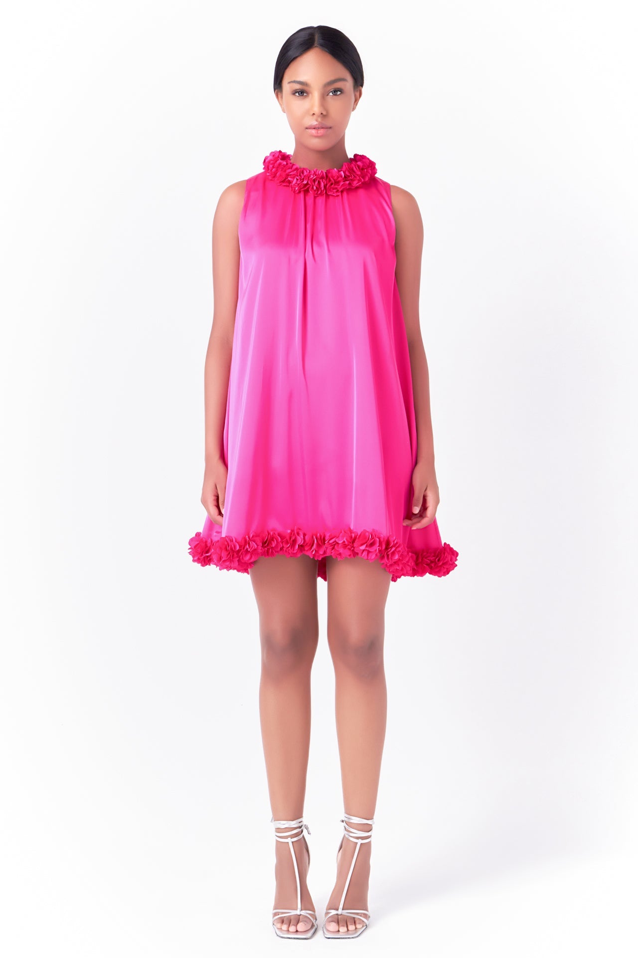 ENDLESS ROSE - Rosette Mini Dress - DRESSES available at Objectrare