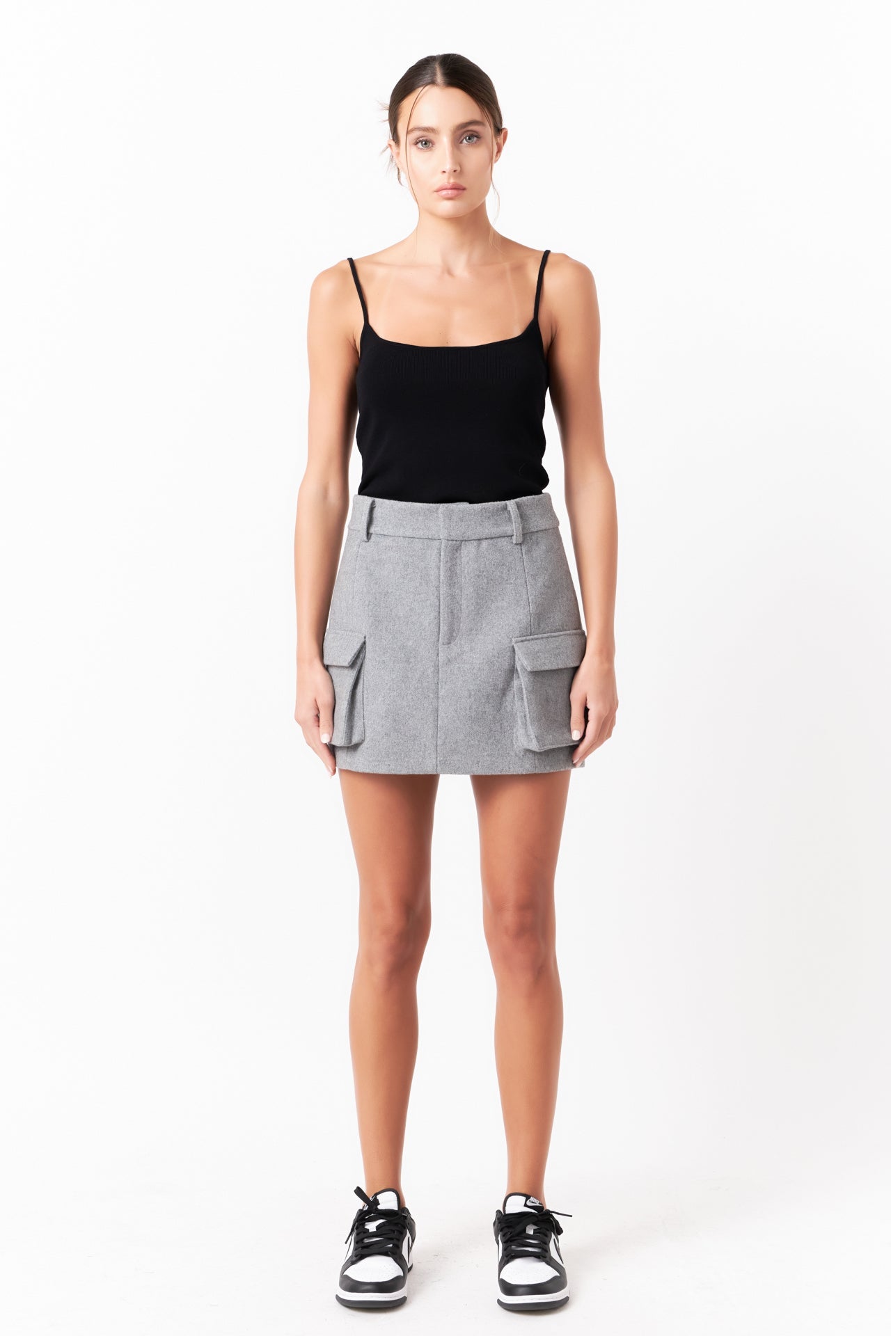 GREY LAB - Wool Cargo Skirt - SKIRTS available at Objectrare