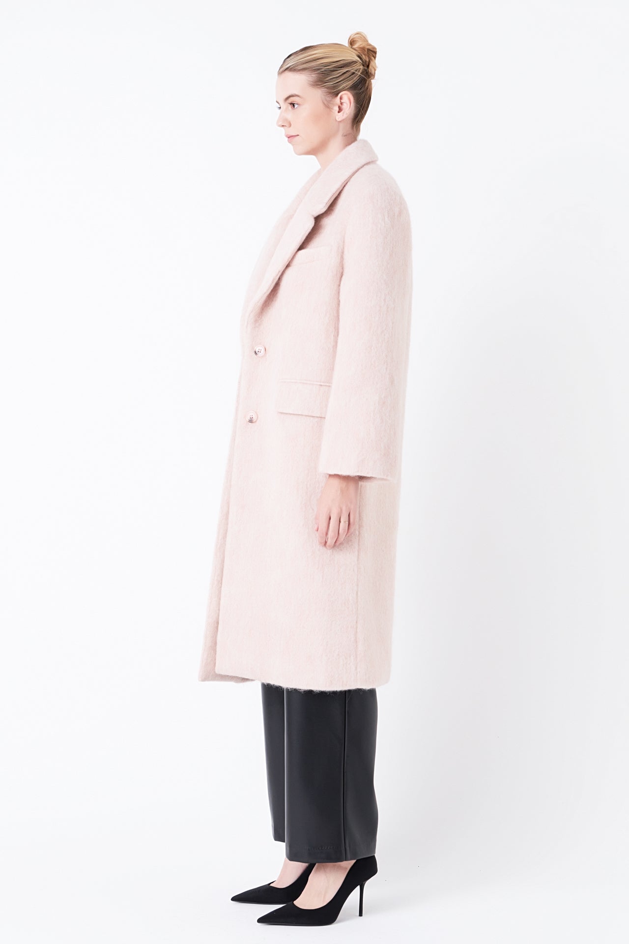 GREY LAB - Oversize Single-breasted Long Coat - COATS available at Objectrare