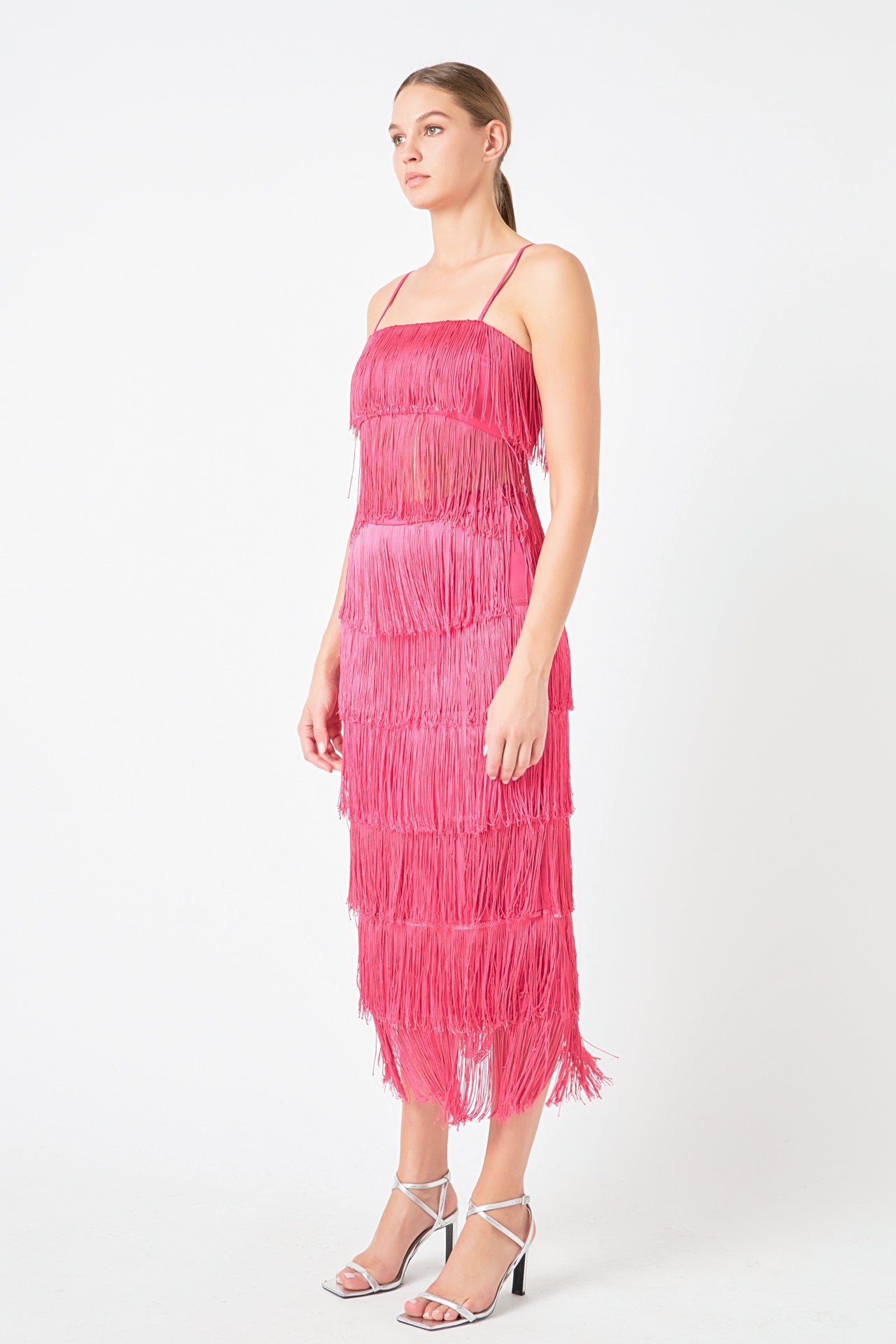 ENDLESS ROSE - Fringed Bandeu Top - TOPS available at Objectrare