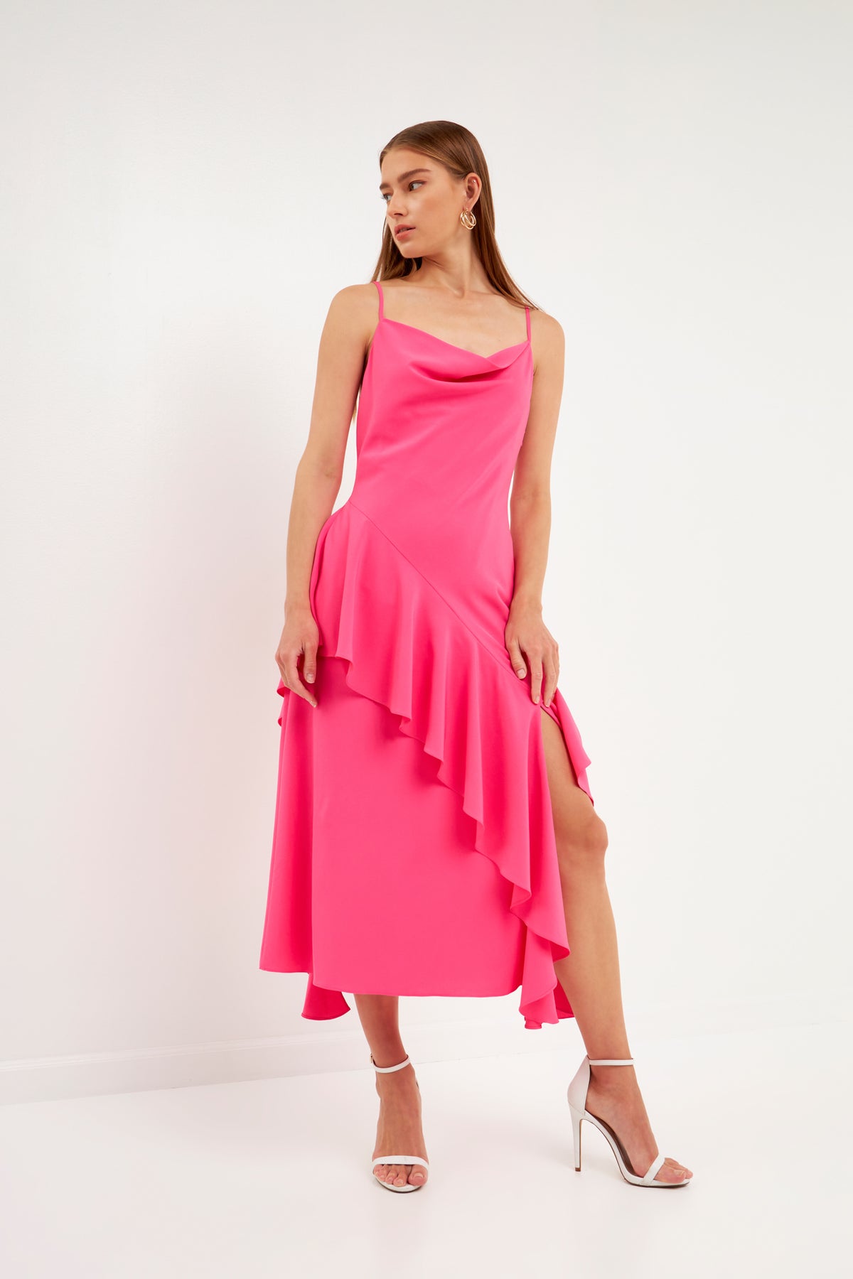 ENDLESS ROSE - Waterfall Maxi Dress - DRESSES available at Objectrare