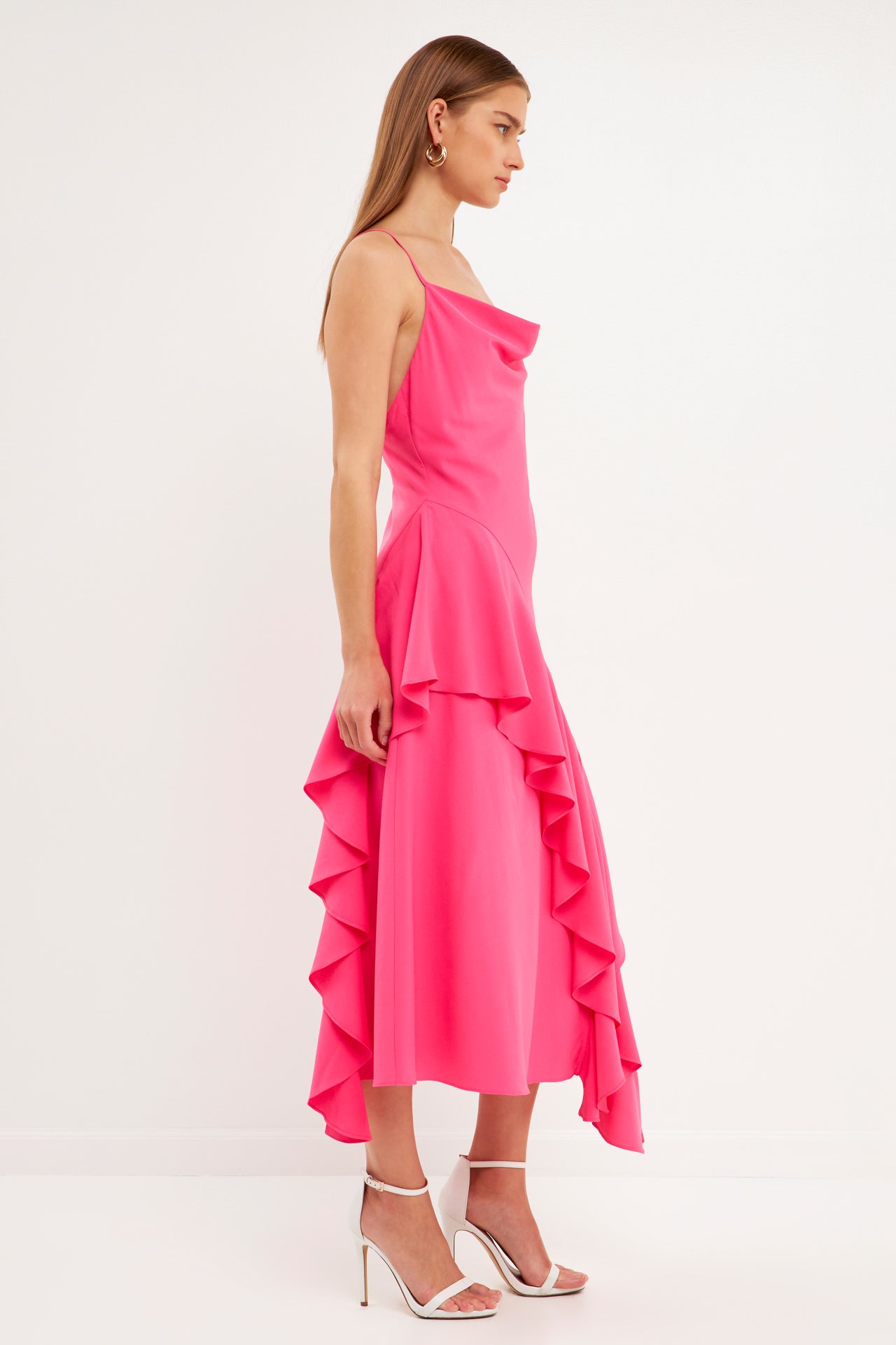 ENDLESS ROSE - Waterfall Maxi Dress - DRESSES available at Objectrare