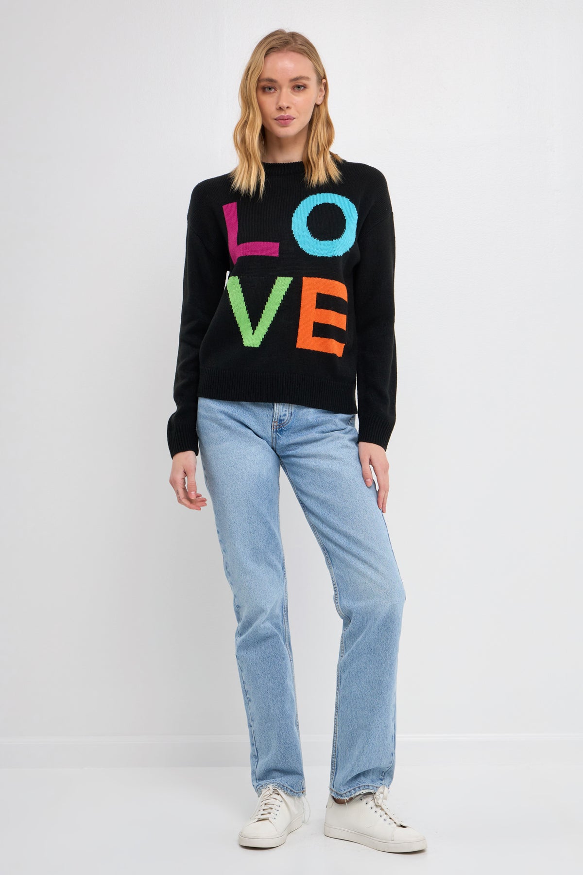 ENGLISH FACTORY - Love Sweater - SWEATERS & KNITS available at Objectrare
