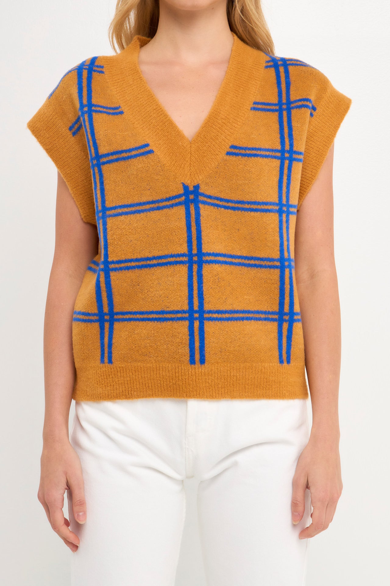 GREY LAB - Grey Lab - Striped Oversize Sweater Vest - SWEATERS & KNITS available at Objectrare