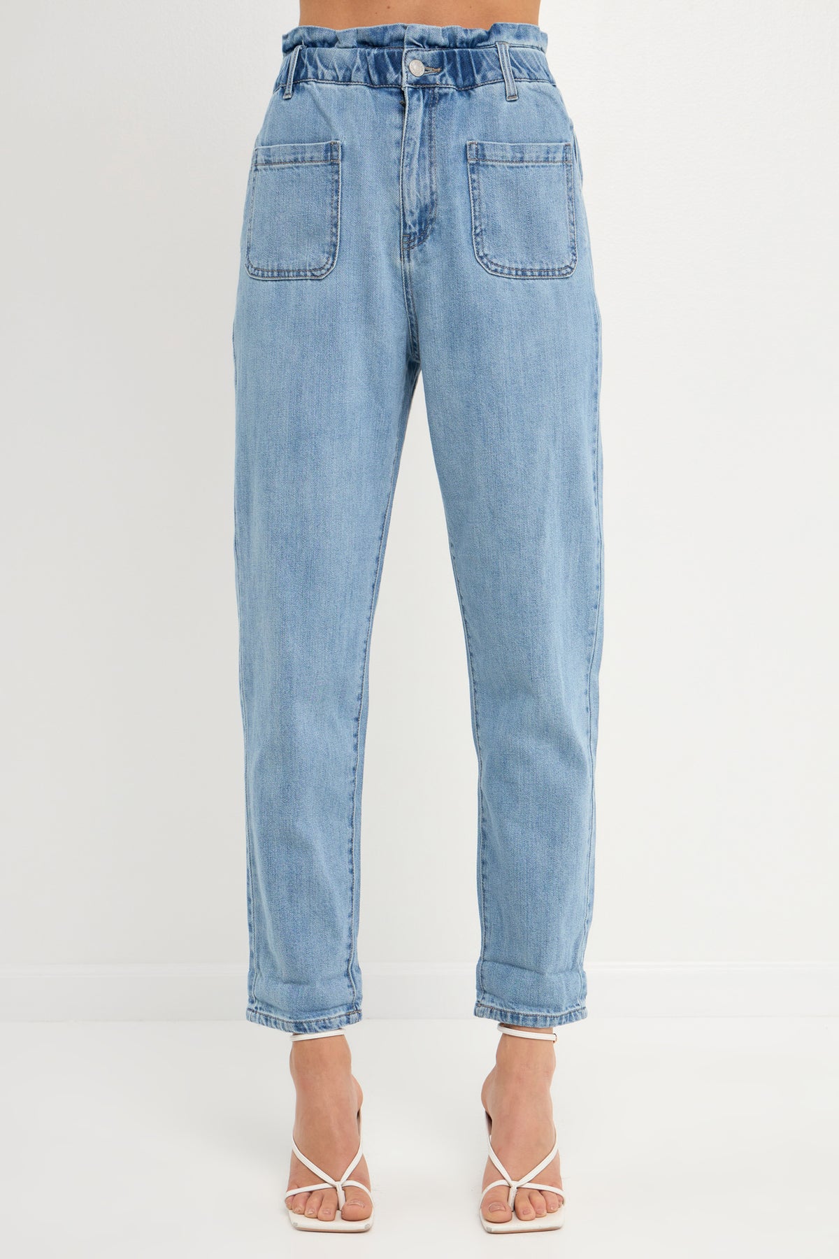 GREY LAB - Paperbag Waist Jeans - JEANS available at Objectrare